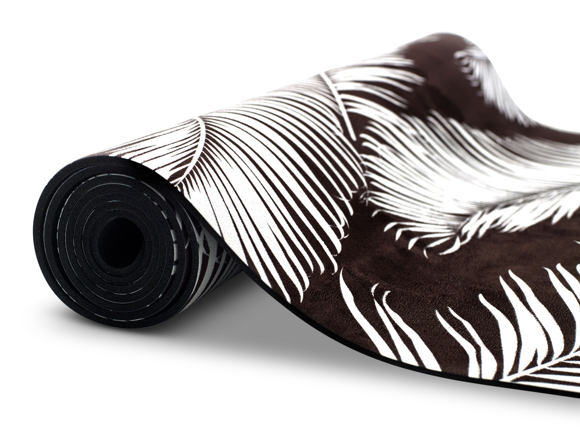 UNIT NINE Black Fern Yoga Mat 2