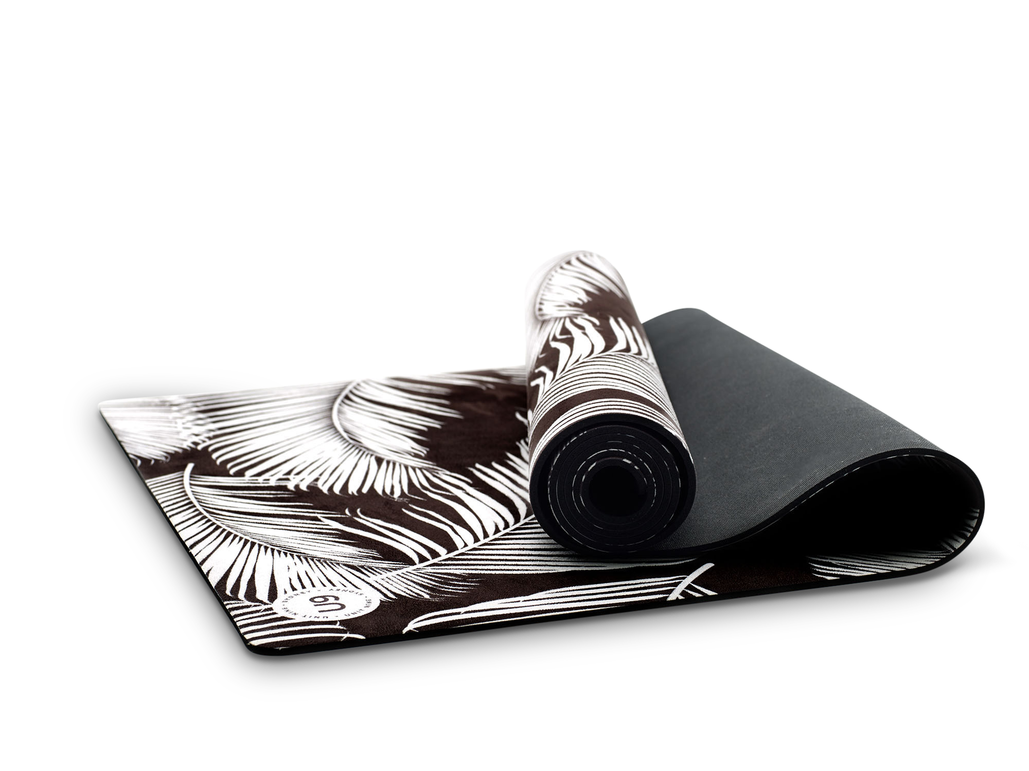 UNIT NINE Black Fern Yoga Mat 3