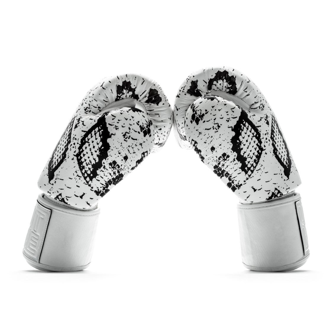 UNIT NINE White Python Boxing Gloves 3