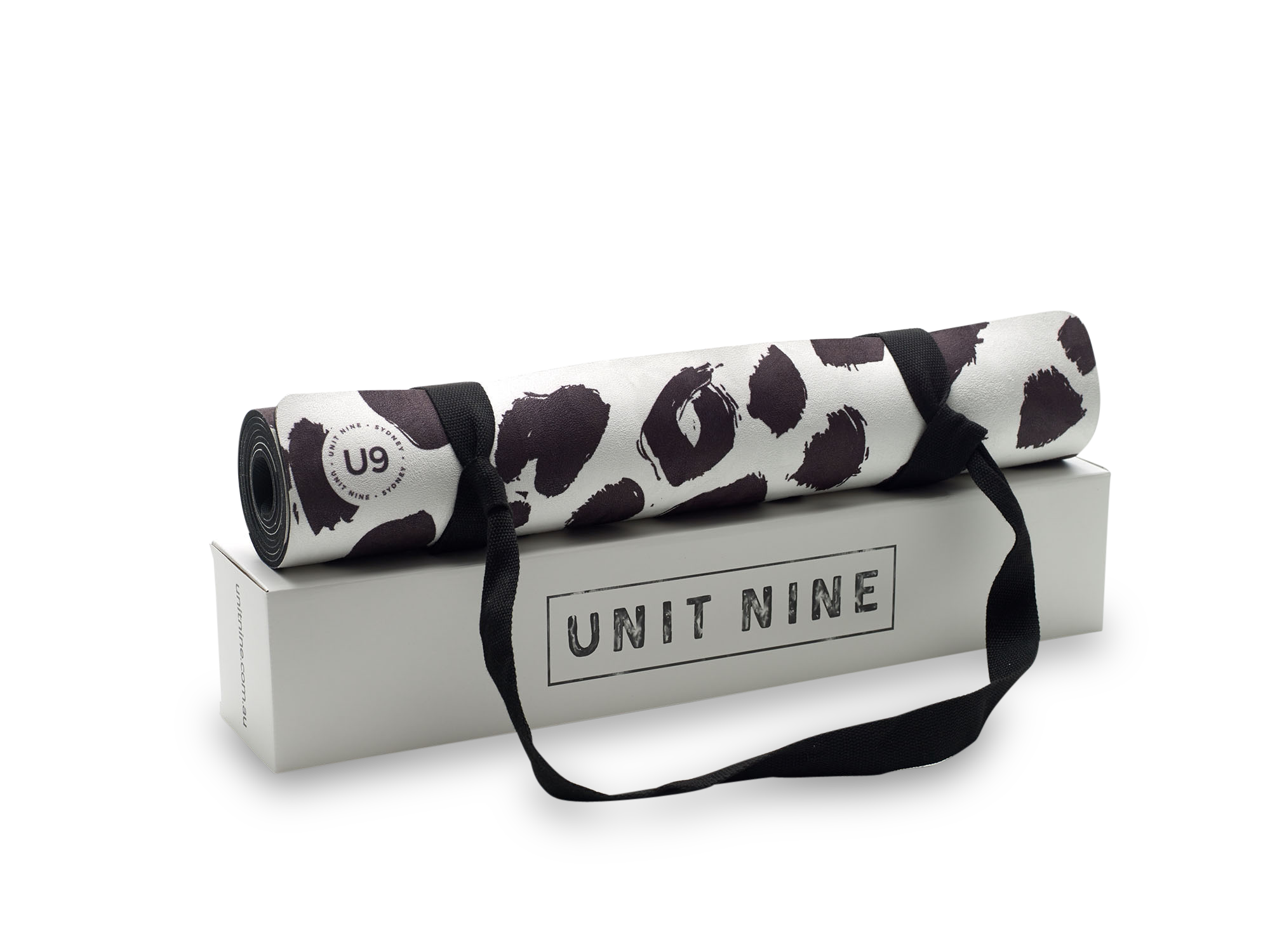 UNIT NINE White Leopard Yoga Mat
