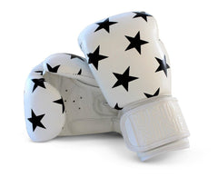 UNIT NINE White Shooting Stars Boxing Gloves